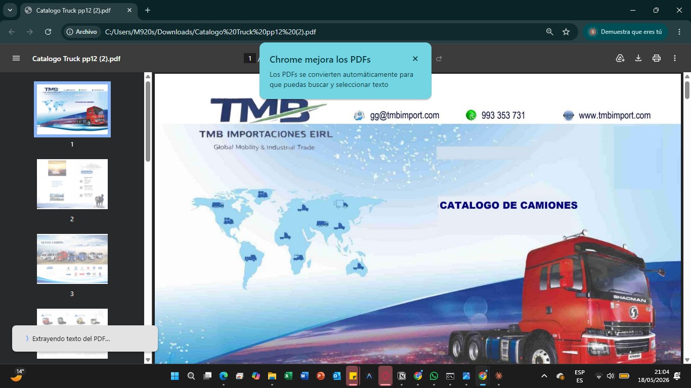 Portada catálogo SHACMAN camiones